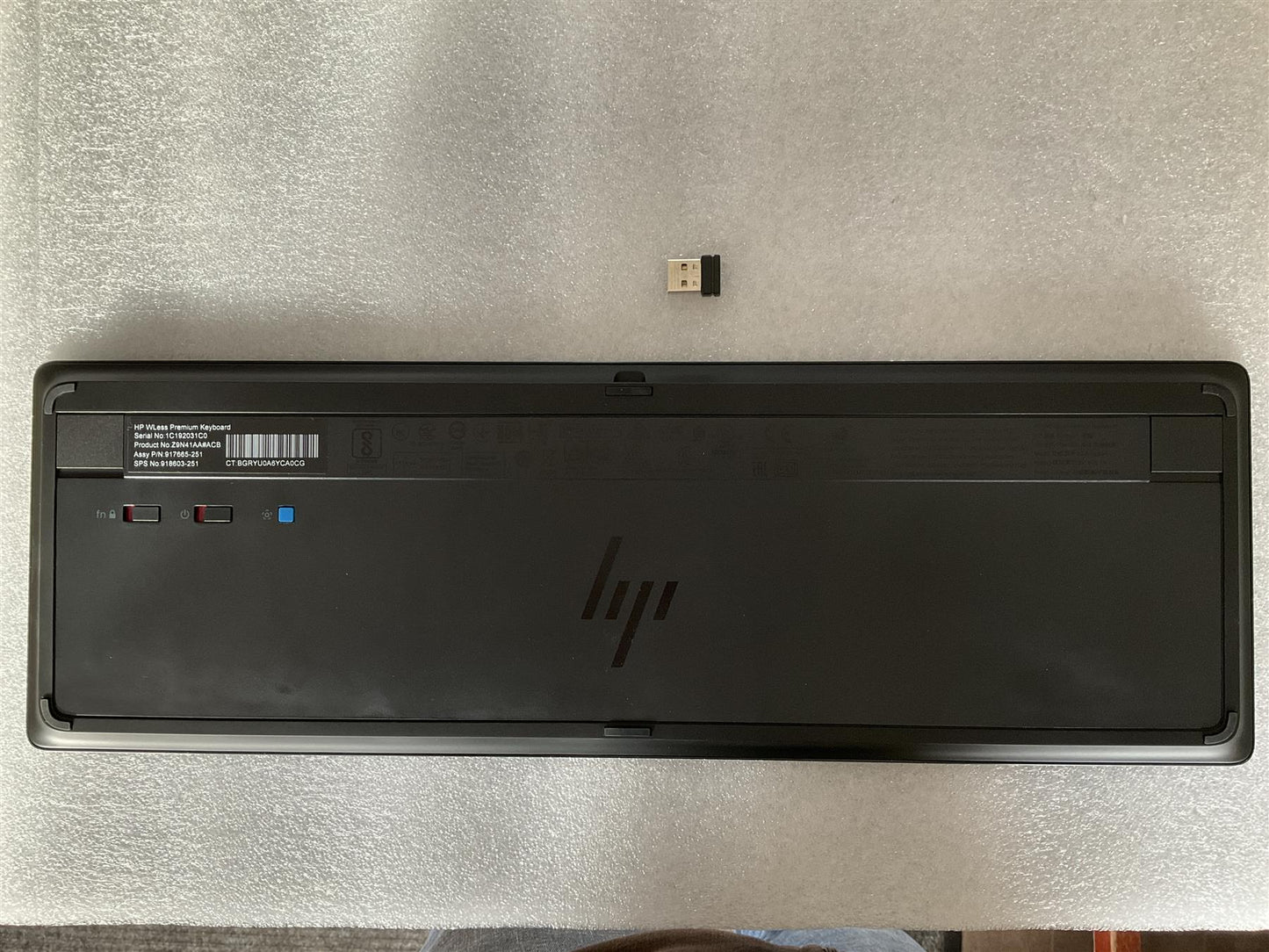 HP 918603-251 917665-251 Z9N41AA Premium USB Wireless Keyboard HAS-S003K Russian