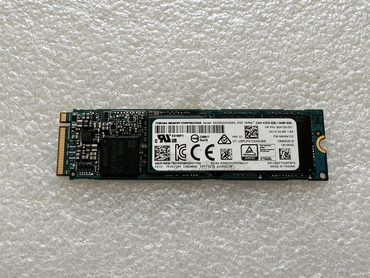Hp 915950-001 Toshiba SSD 256GB TURBO M.2 NVMe KXG50ZNV256G Solid State Drive