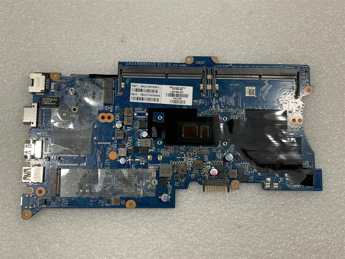 For HP ProBook 430 440 G5 L05788-001 601 Intel Core i5-7200U Motherboard NEW