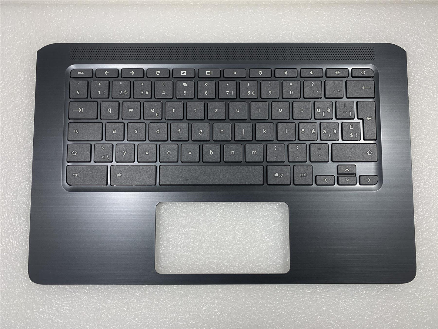 for HP Chromebook 14A G5 L14355-BG1 Swiss Keyboard Switzerland Palmrest Helvetian