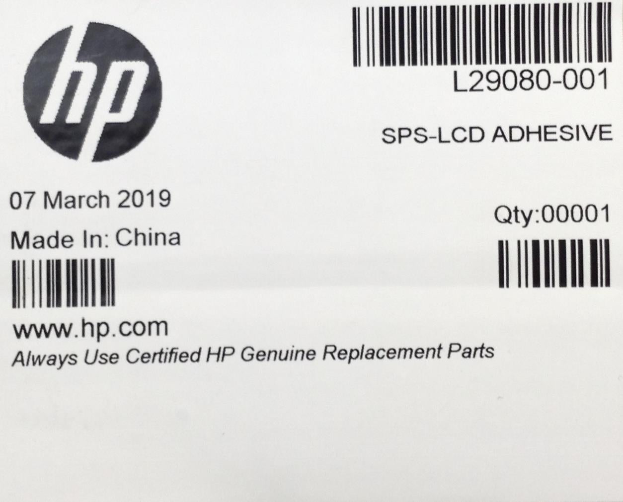 HP 250 255 G7 Notebook PC L29080-001 Display Panel Adhesive Tape Genuine NEW