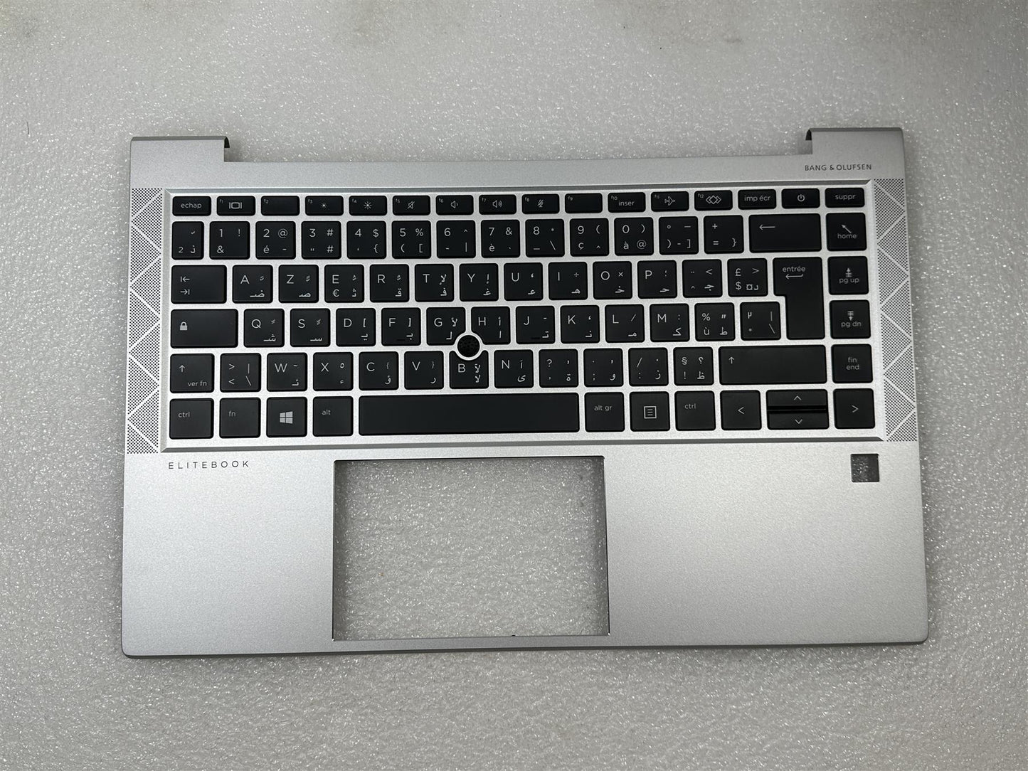 For HP EliteBook 845 G8 M52492-FP1 AZERTY Arabic Palmrest Keyboard Top Cover NEW