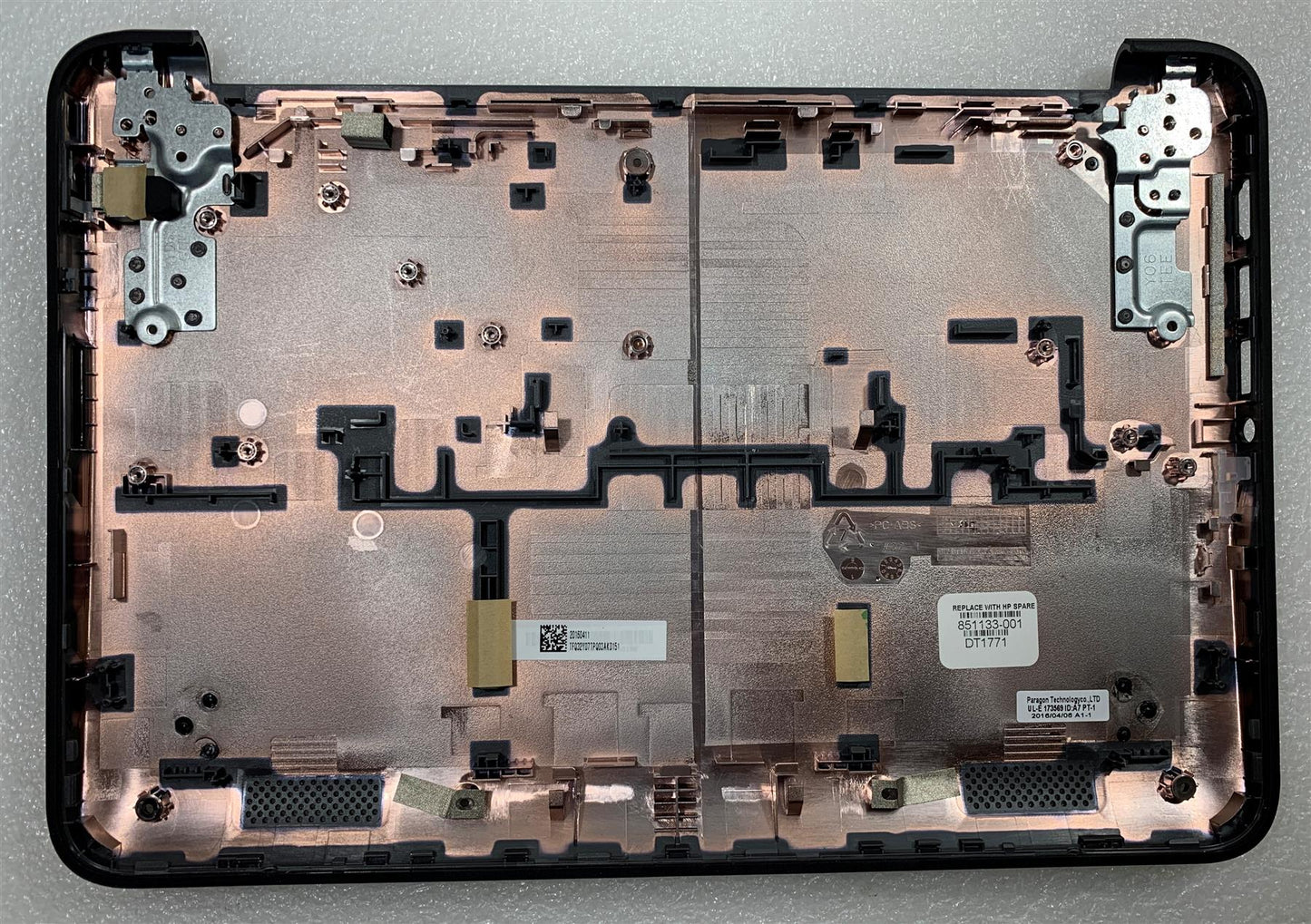 HP Chromebook 11 G4 EE 851133-001 Lower Base Bottom Case Chasis Cover Genuine