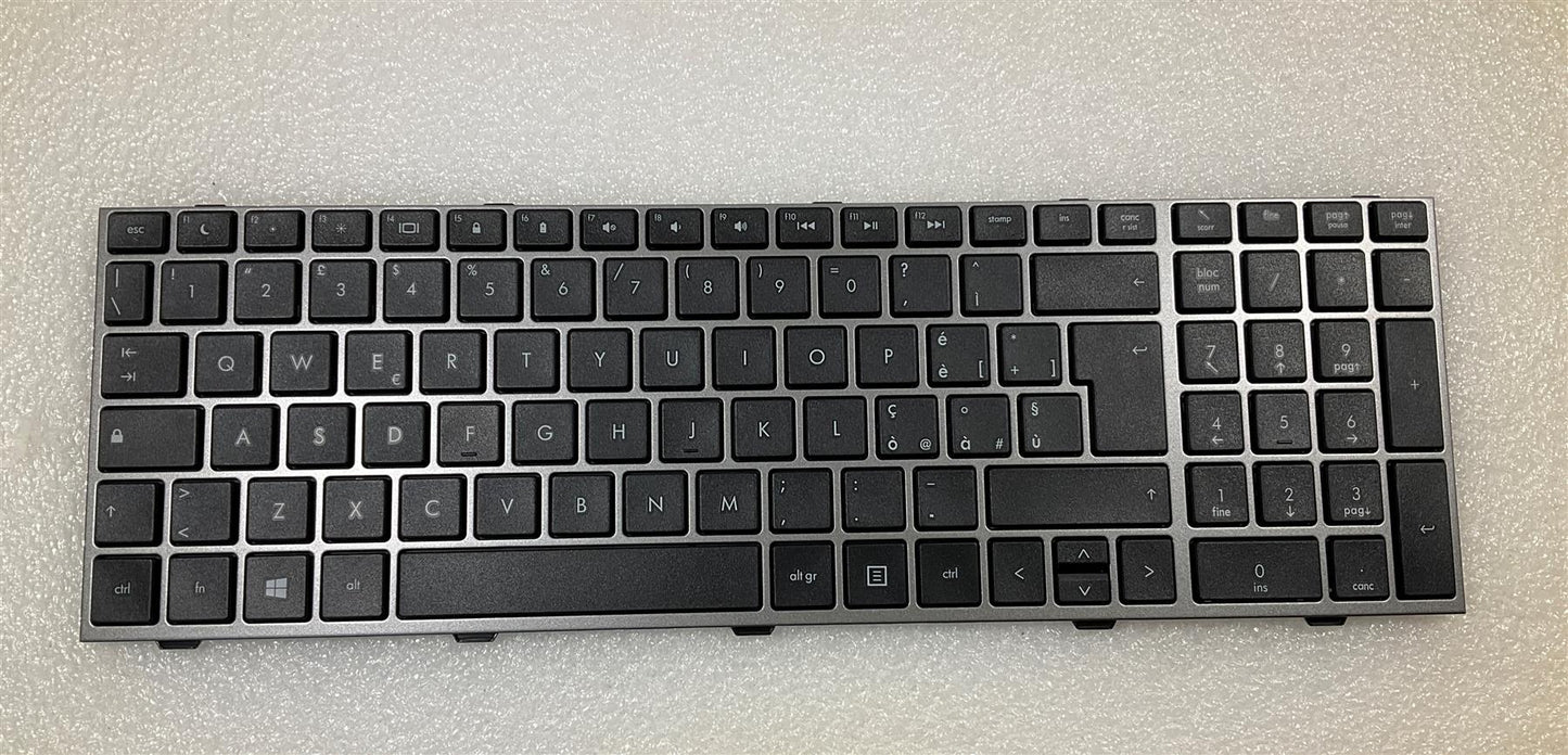 New Genuine HP 4545s 702237-061 Keyboard Silver colour Windows 8 Italian layout