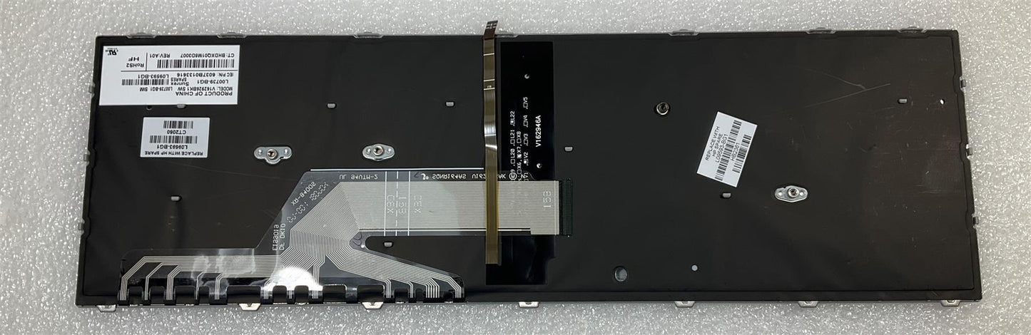 HP ProBook 650 G4 G4 L09593-BG1 L00739-BG1 Swiss Switzerland Backlight Keyboard