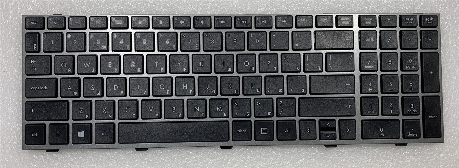 HP ProBook 4540s 4545s 702237-251 Russia Keyboard With Numeric Keypad