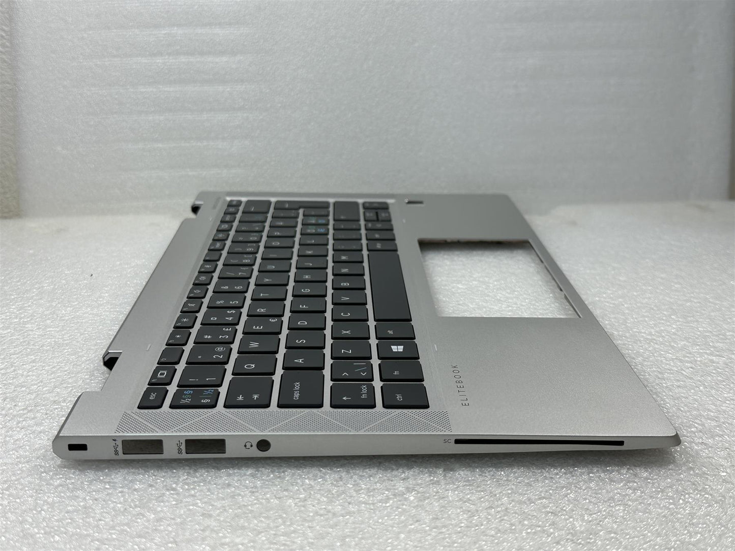 For HP EliteBook x360 830 G8 M46073-DH1 Nordic Palmrest Keyboard Top Cover NEW