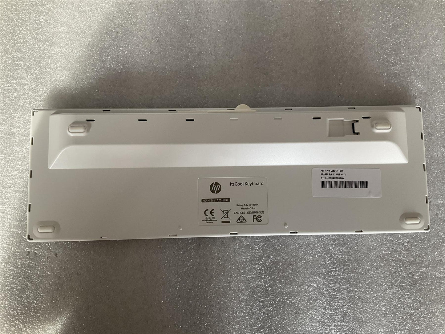 HP L28419-071 L28313-071 ItsCool White Keyboard Man Machine USB Wireless Spanish