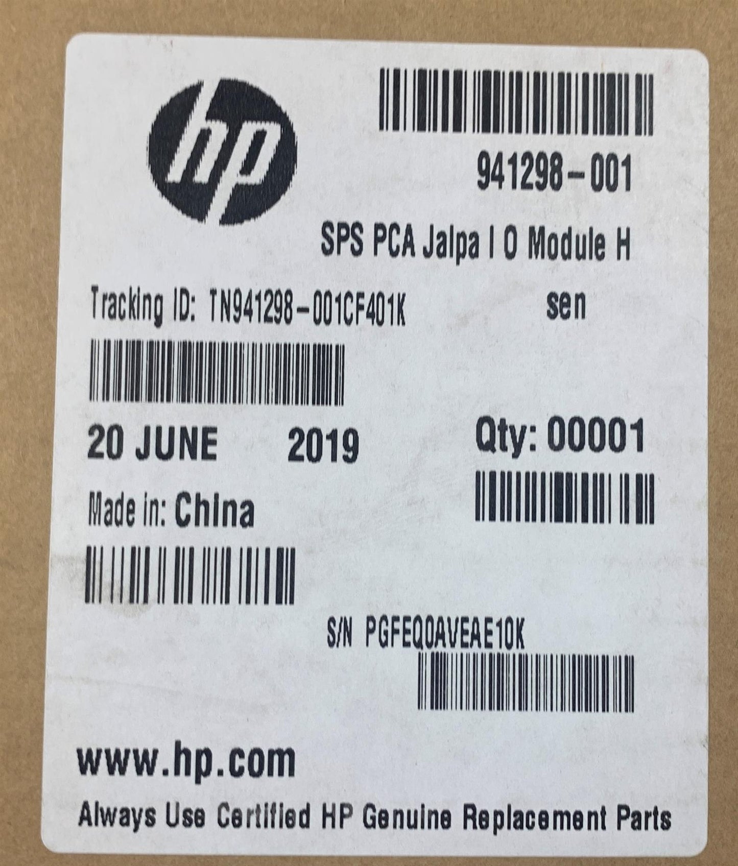 HP ProOne 600 G3 941298-001 Serial Port PCB PS/2 Board H Sensor Genuine NEW