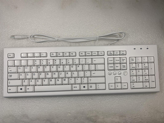 HP 904367-L31 White USB Wired int. English International also named dutch US European Layout Keyboard