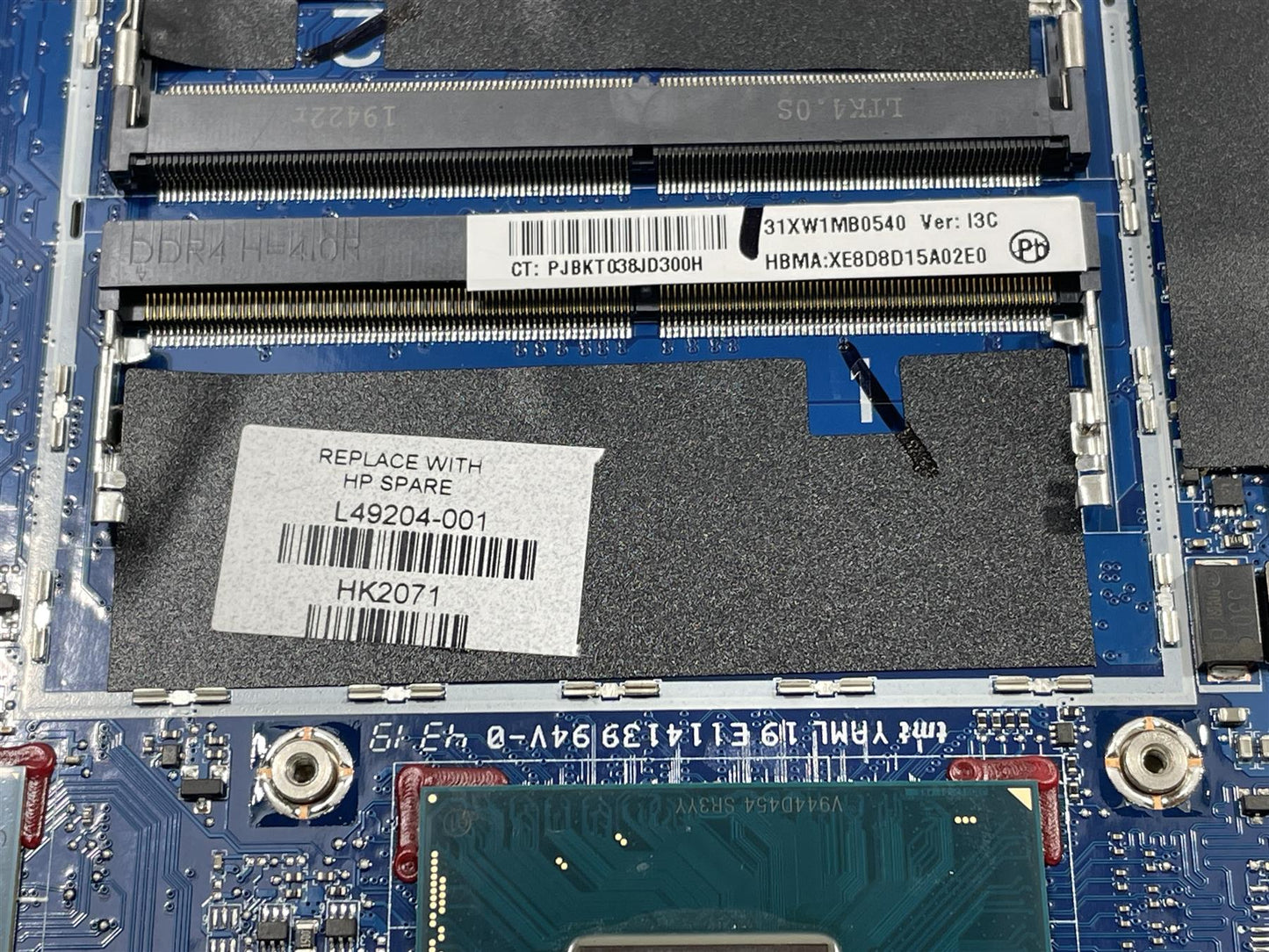 HP ZBook Studio x360 G5 L49204-001 Motherboard DSC Intel - We are sending L49202 with DSC P2000 4GB E-2176M