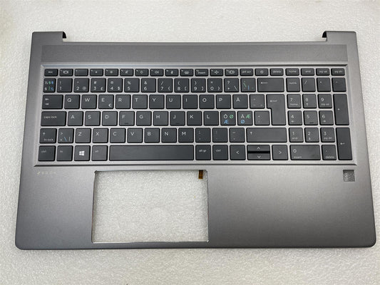 For HP ZBook Power G7 G8 M26110-DH1 Danish Finnish Norwegian Palmrest Keyboard