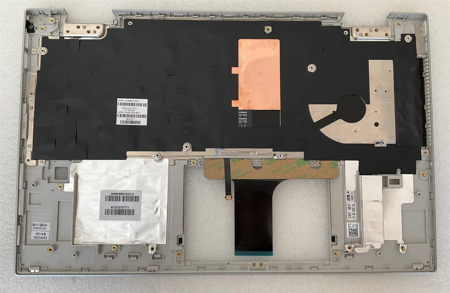 HP PAVILION X360 15-ER 15T-ER M48857-B31 US int. English International also named dutch Palmrest Keyboard NEW