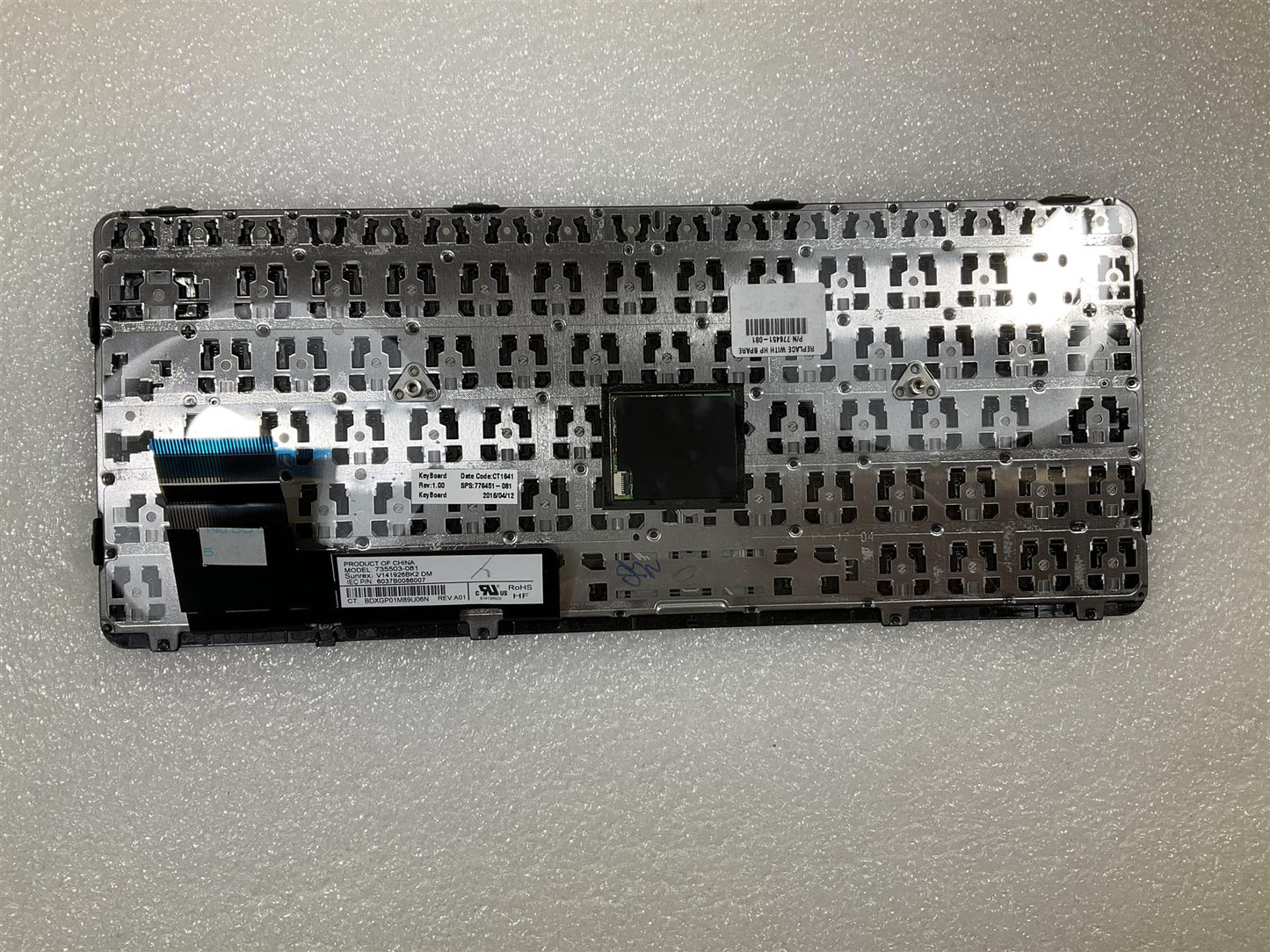 for HP EliteBook 820 720 725 G1 G2 776451-081 Denmark Danish Danca Keyboard NEW