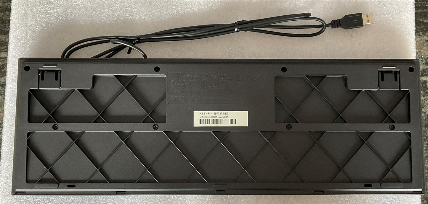 for HP 936509-DE2 697737-DE2 PR1101U USB Wired Keyboard Azert Arabic Genuine NEW