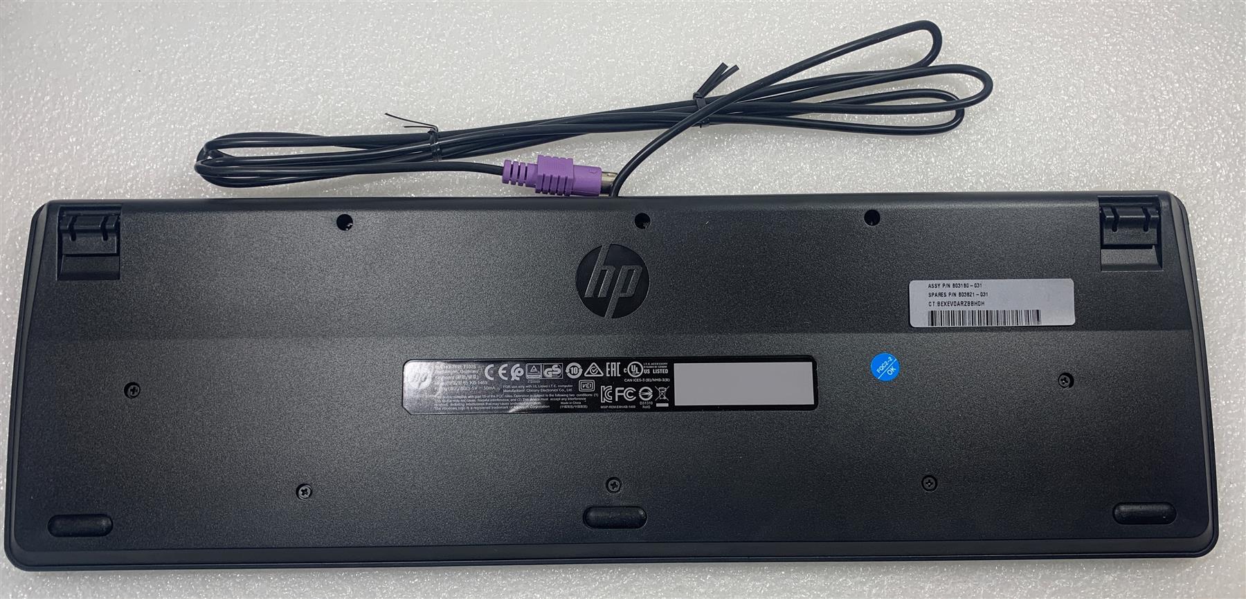 HP 803821-031 English UK Keyboard PS/2 Port Socket For Desktop PC Genu