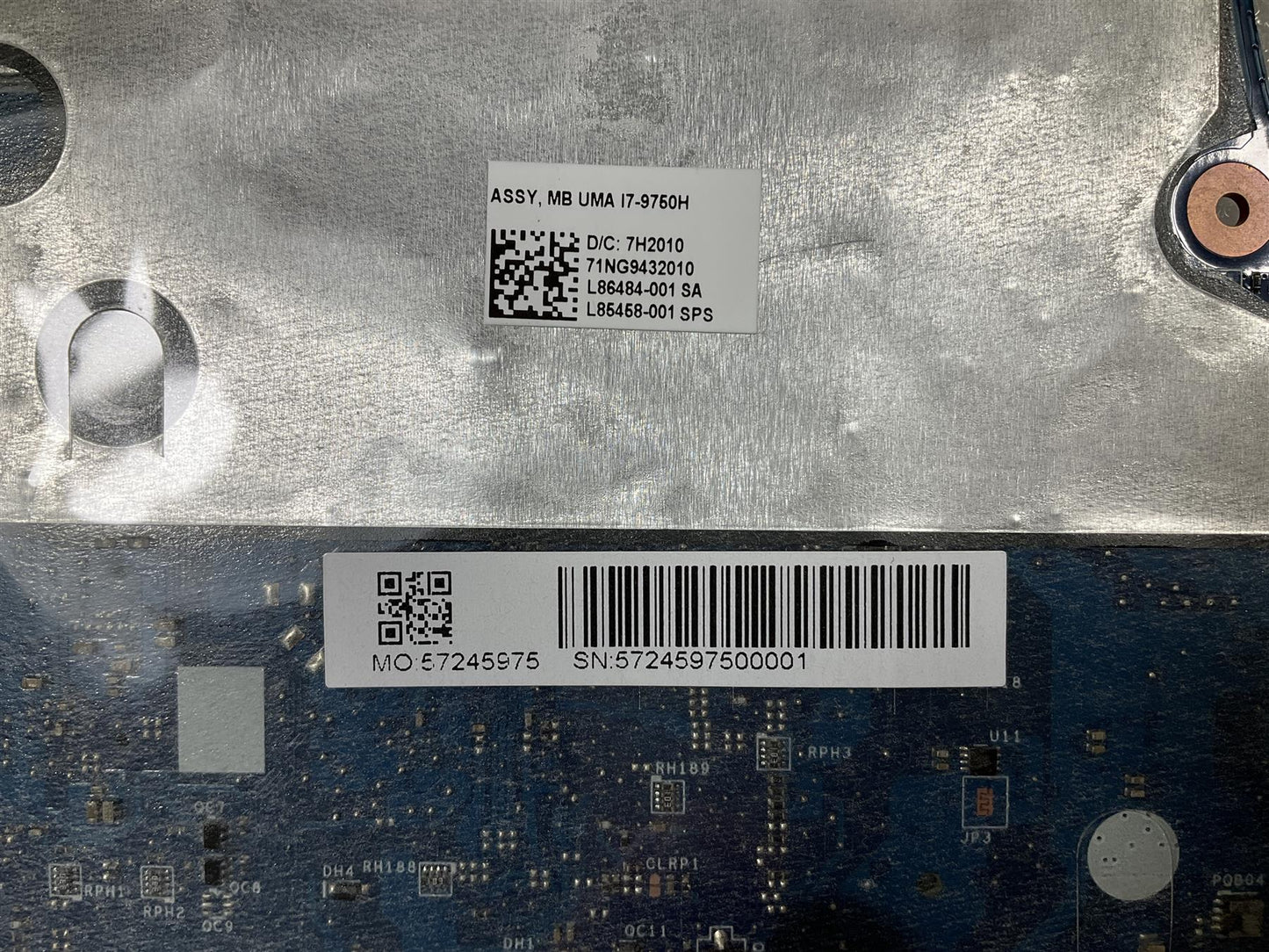 for HP ZBook 15v G5 L85458-001 601 Intel Core i7-9750H CPU UMA Motherboard NEW