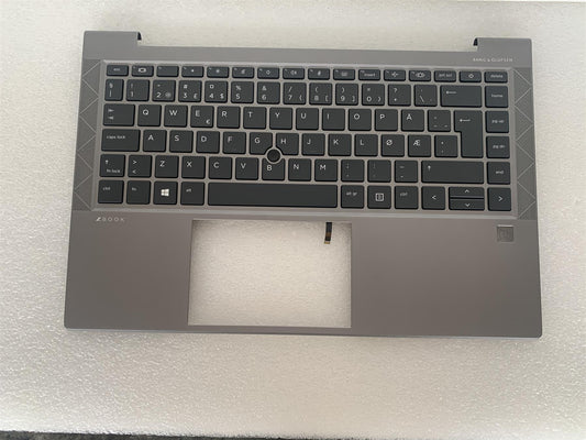 HP ZBook Firefly 14 G8 M07131-091 Norwegian Keyboard Norway Norse Palmrest UMA
