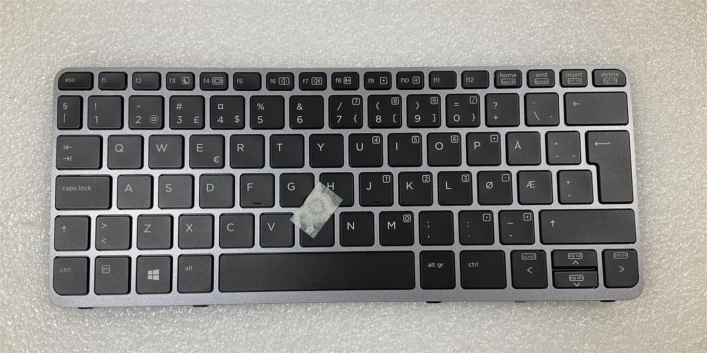 for HP EliteBook 720 725 820 825 G1 G2 776451-091 Norway Norwegian Keyboard NEW