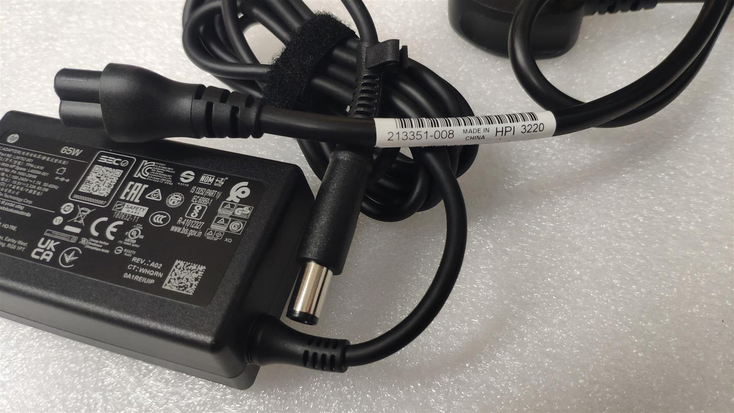 Genuine Original HP 65w PSU Power Adapter PSU Adapter L39752-001 L40094-001 Docking D9Y32AA D9Y32AA#ABU Laptop Monitor Docking Station TPN-LA16  65W  19.5v 3.33A 213351-008 HPI 3320