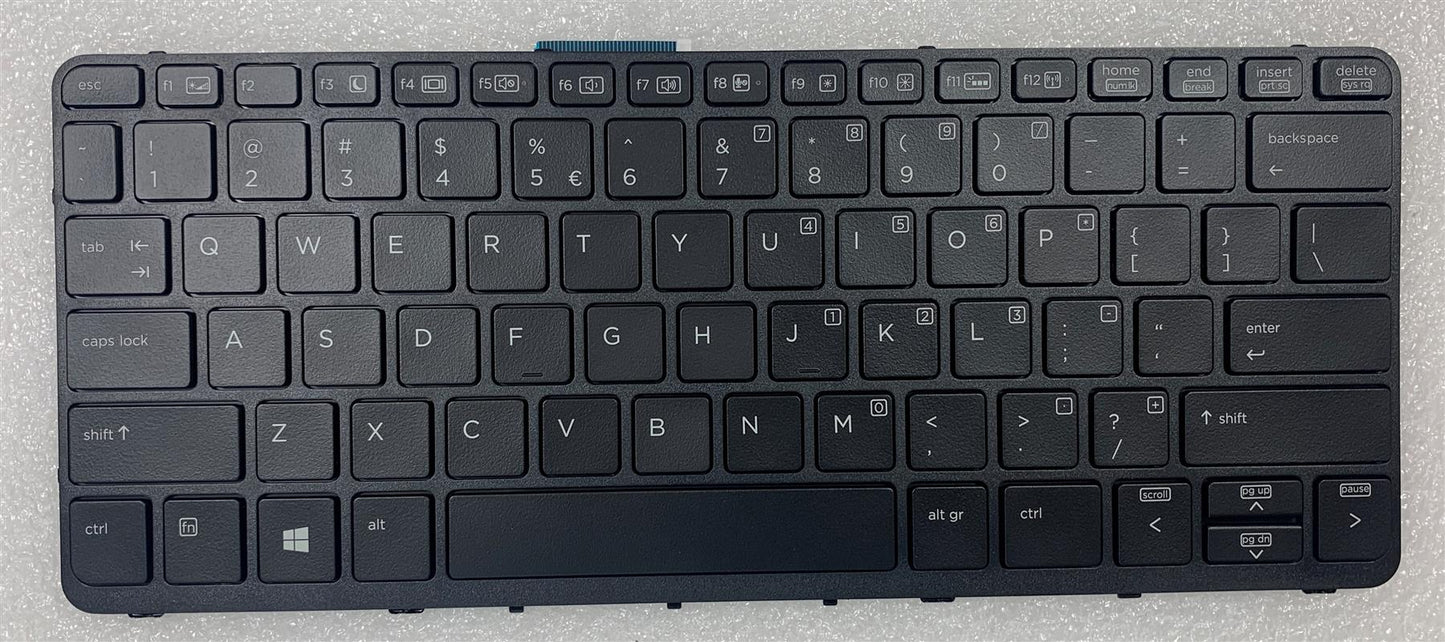 HP Pro x2 612 G1 766641-B31 The Netherlands US int. English International also named dutch Keyboard NEW