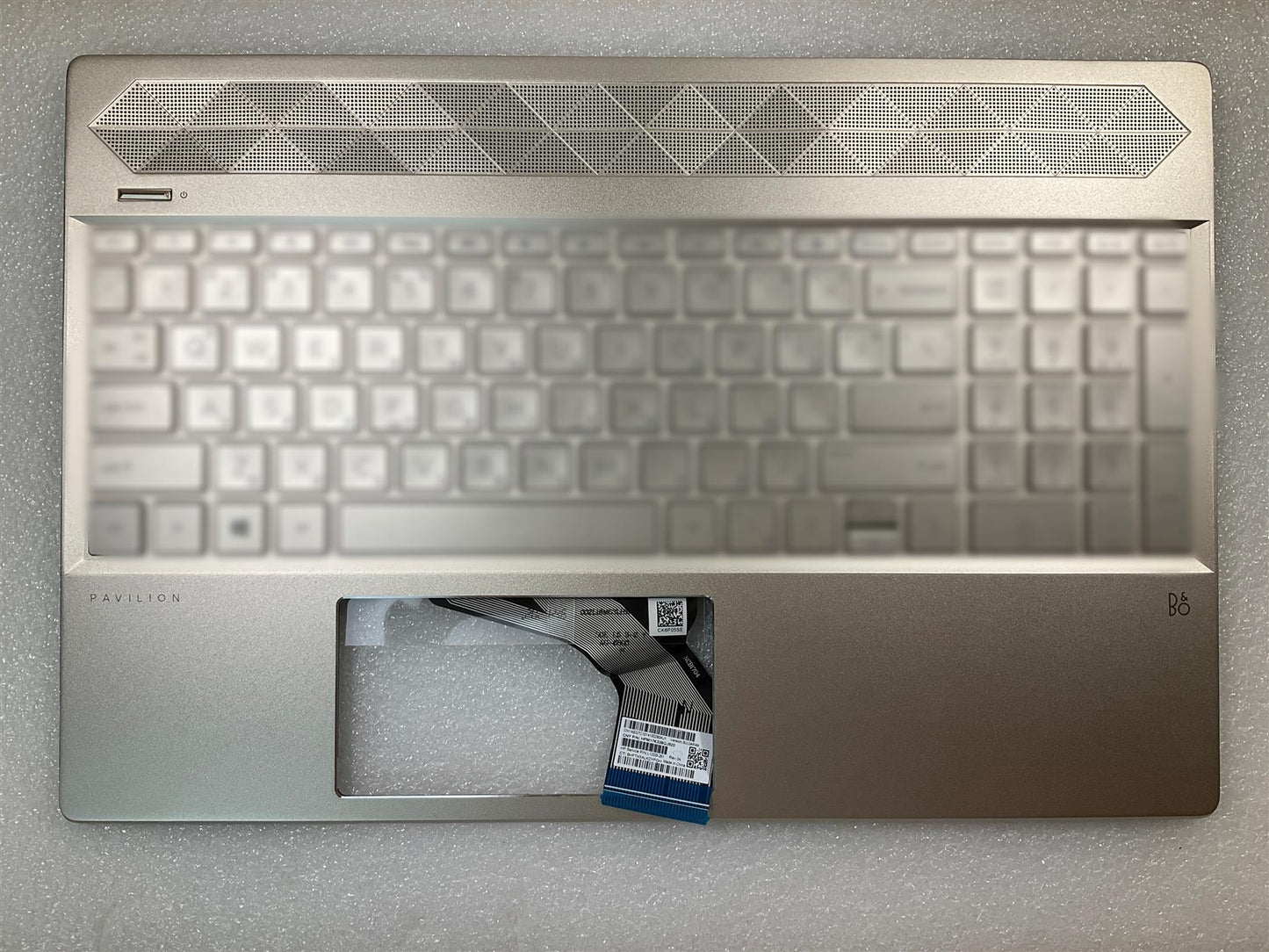 HP Pavilion 15-CS 15-CW L26323-031 L24754 Keyboard Palmrest UK English Stickers