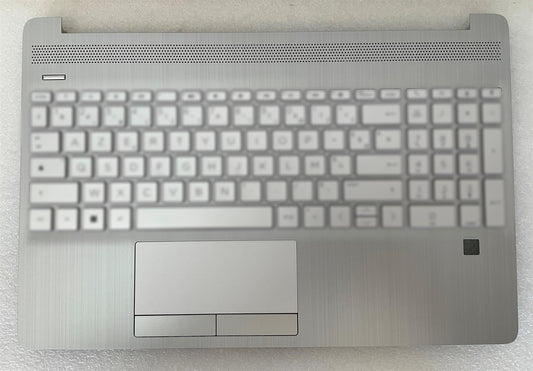 HP 15-DW 15Z-GW L53741-031 L52155-031 UK English Keyboard Palmrest With Sticker