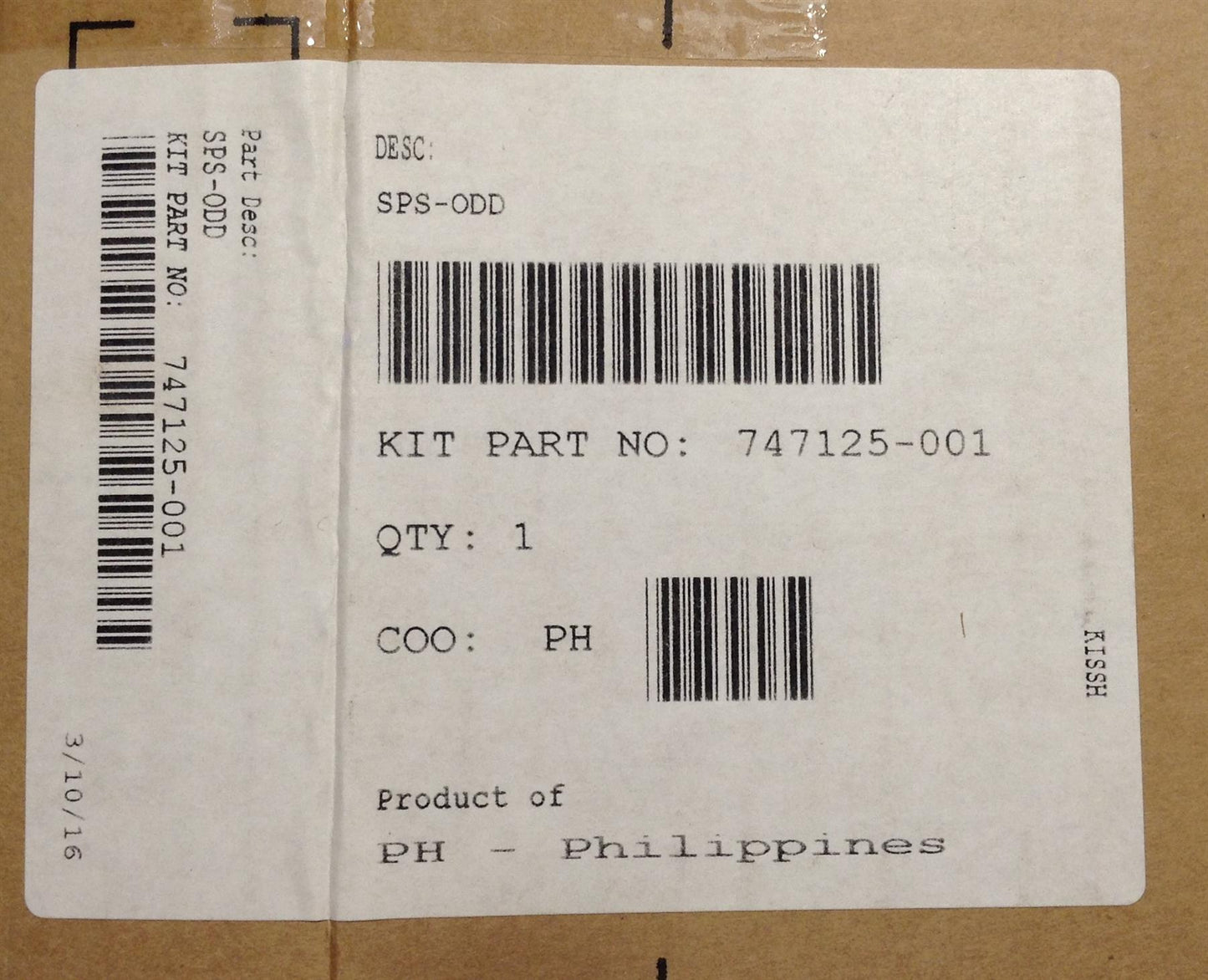HP 15-D0 14-D0 15-D1 15z-D0 HP 250 255 G2 747125-001 Optic Optical DVD Drive NEW