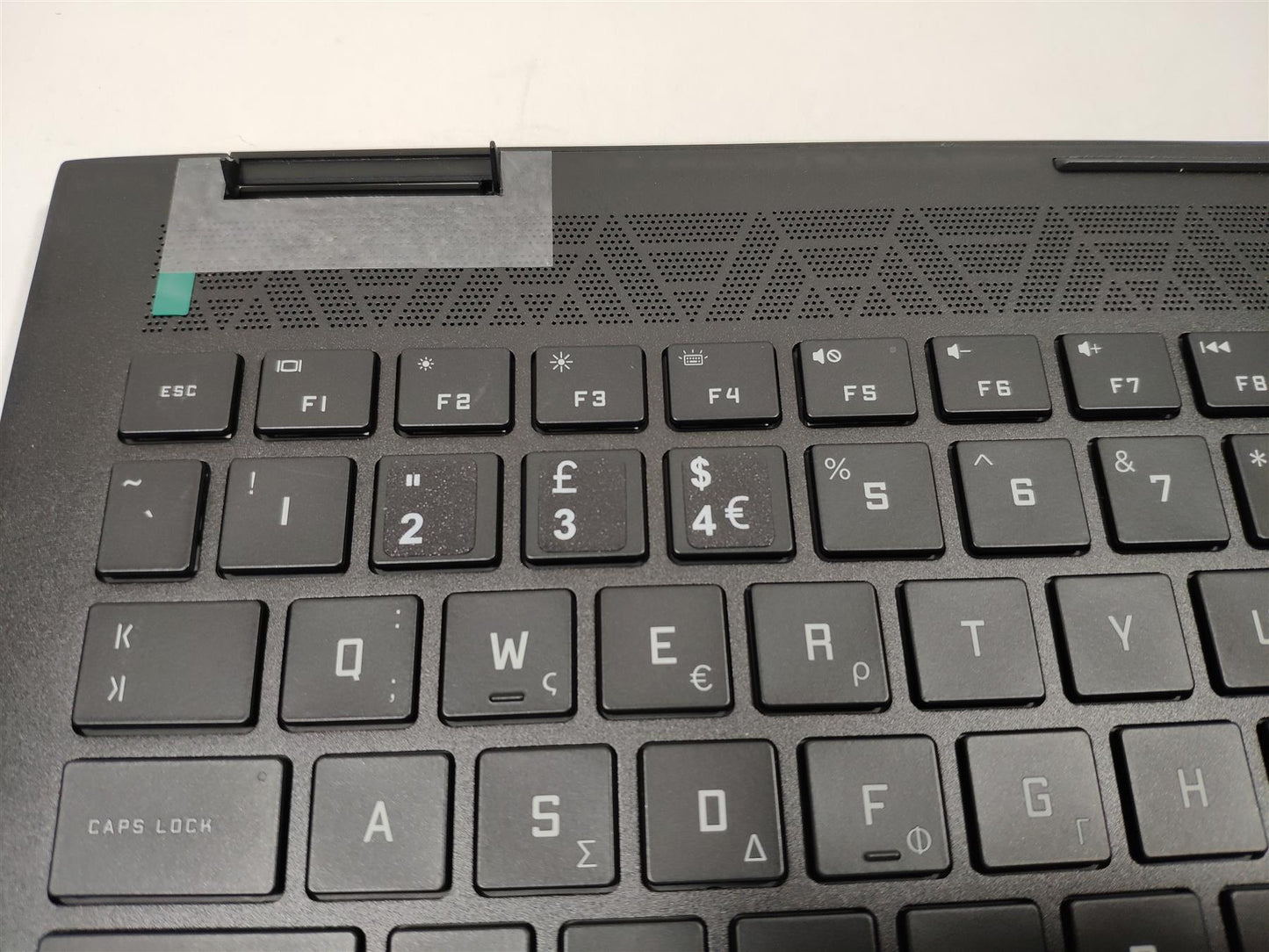 HP Omen 15-EK 15T-EK M09009-031 M00840 UK English Keyboard Palmrest ( sending M09007-031 M00838-031 ) With Sticker