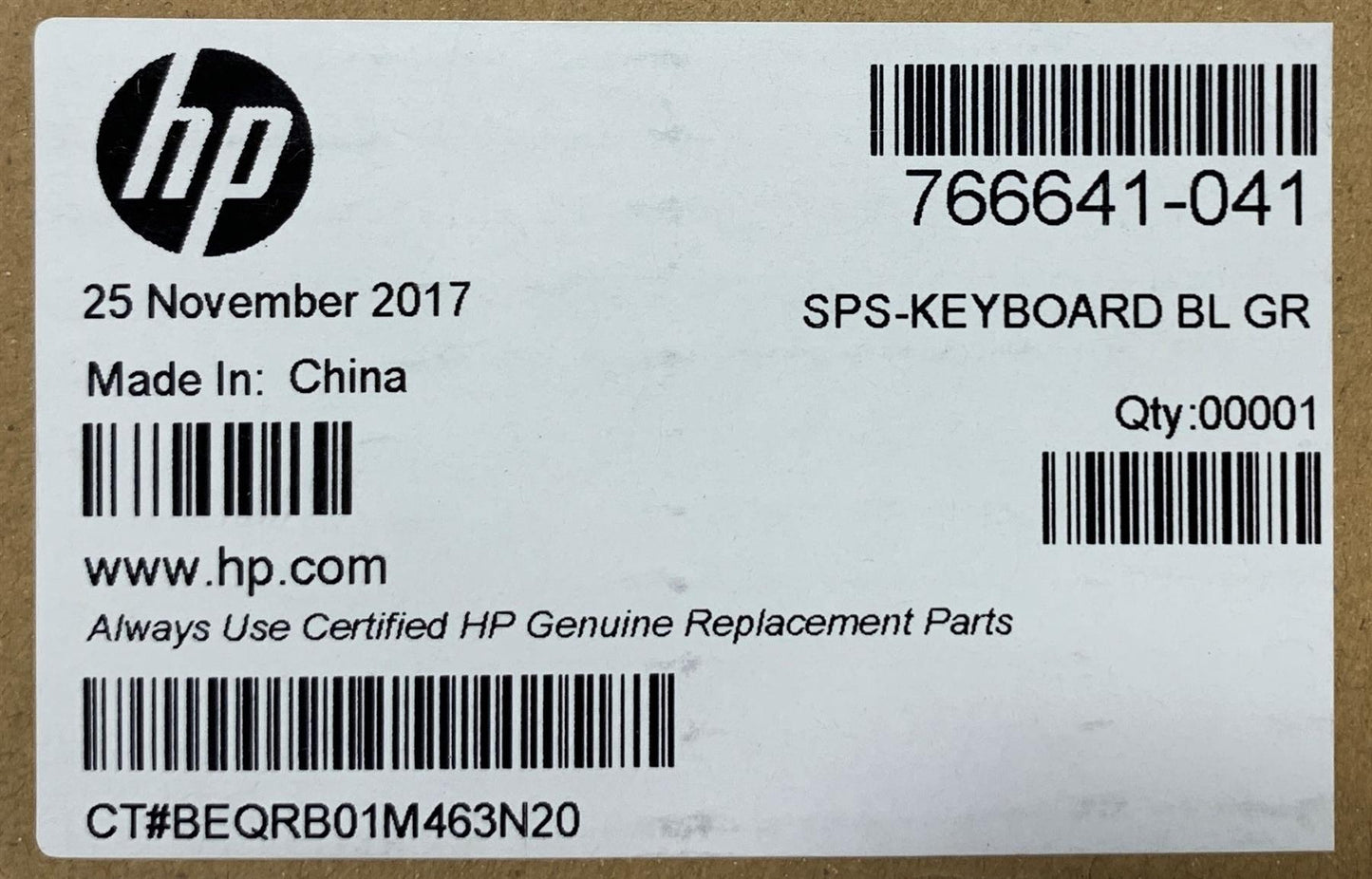 HP Pro x2 612 G1 766641-041 Germany Backlight Keyboard Genuine Original NEW