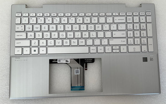 HP PAVILION X360 15-ER 15T-ER M48857-B31 US int. English International also named dutch Palmrest Keyboard NEW