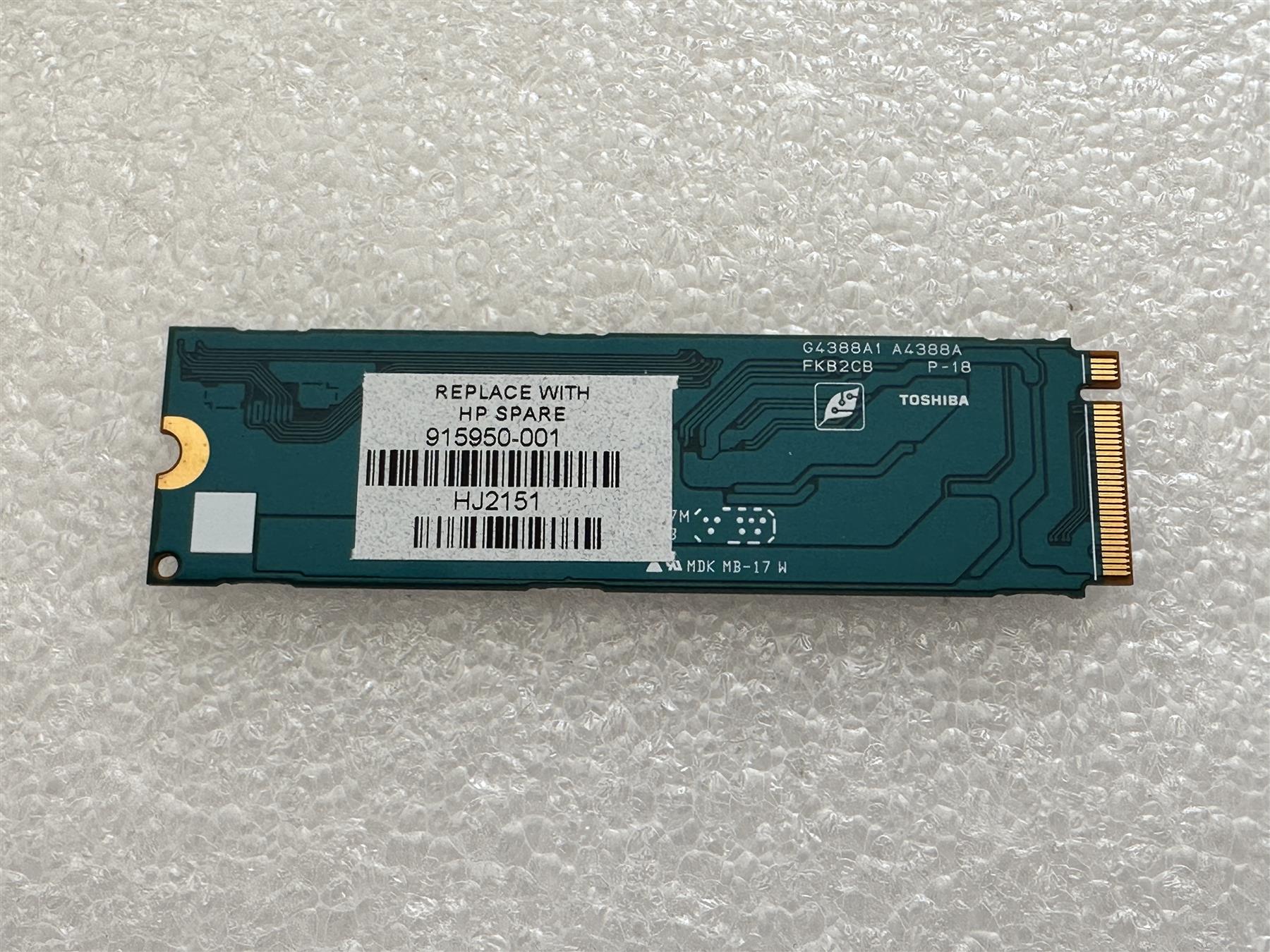 Toshiba 256gb M Kxg50znv256g Hp 915950-001 Toshiba SSD 256GB TURBO