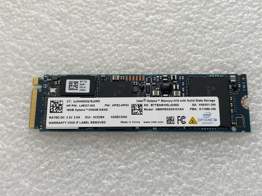 For Hp L79586-001 Intel Optane H10 16GB 256GB NAND Solid State Drive Storage NEW