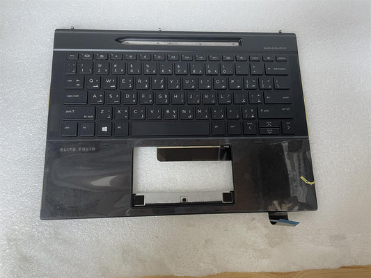 For HP Elite Folio 13.5 inch 2-in-1 M50327-171 Arabia Arabic Palmrest Keyboard