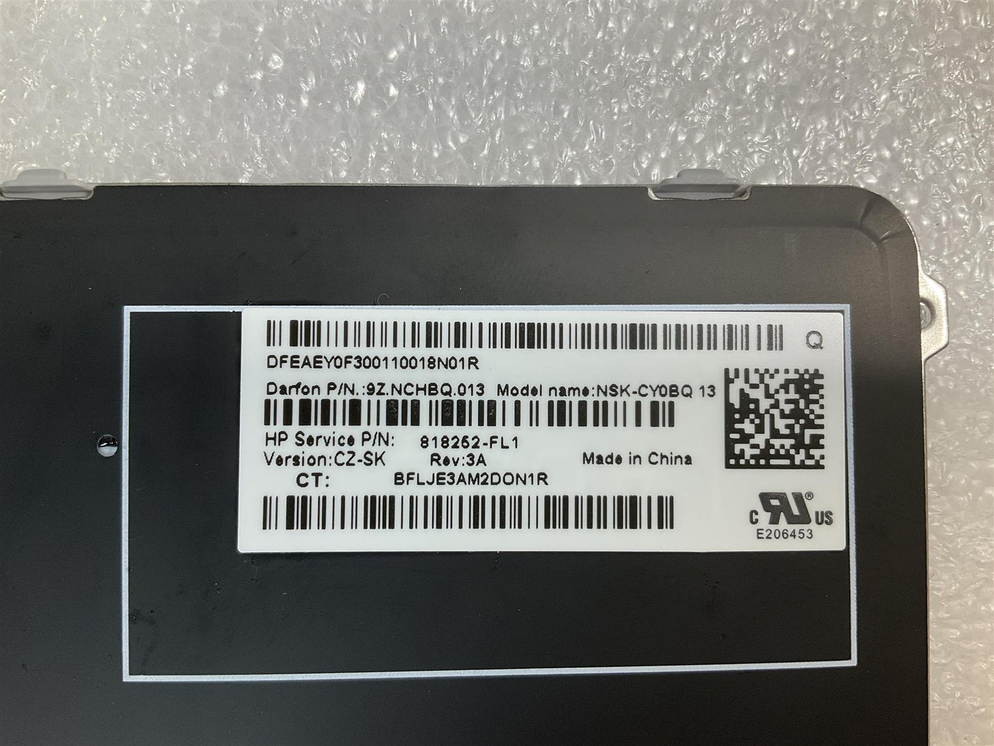 for HP EliteBook Folio 1040 G3 844423-FL1 Czech Slovakia Backlight Keyborad NEW