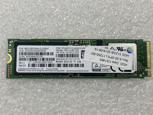 HP L11072-001 Samsung PM981 Solid State Drive SSD 512GB M.2 NVMe MZVLB512HAJQ