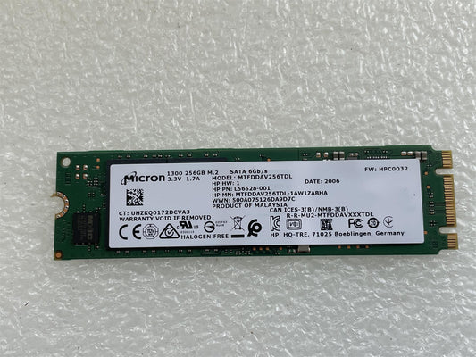 For HP 804361-001 Micron 1300 256GB M.2 SATA-3 TLC Solid State Drive SSD