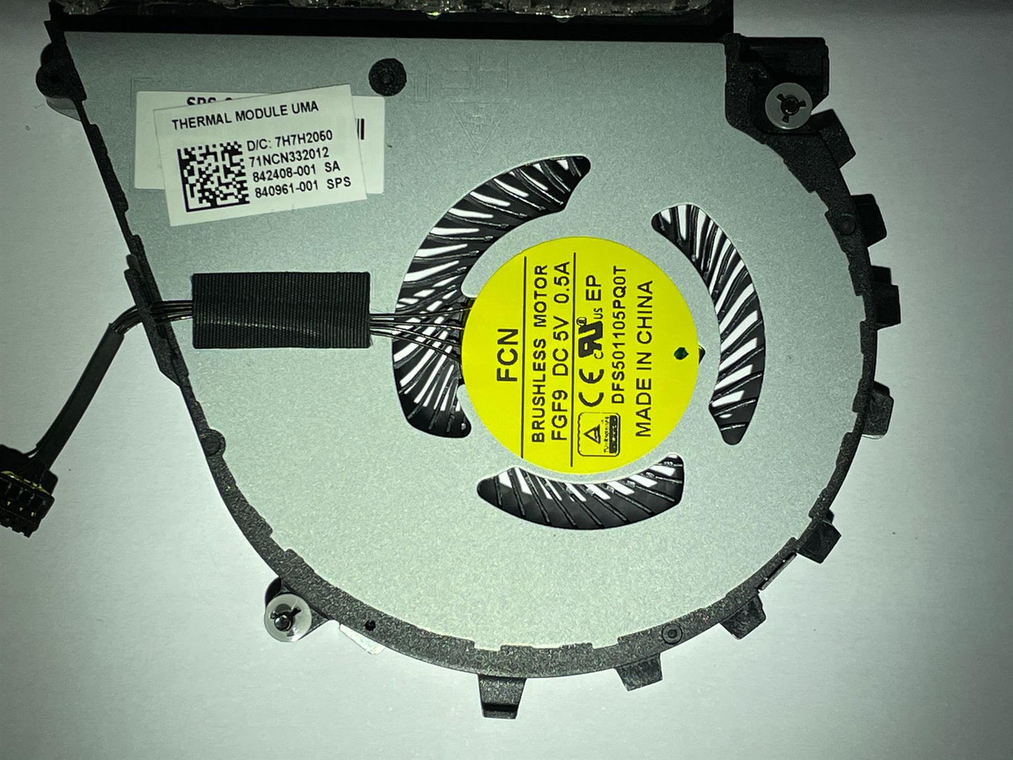 For HP ZBook Studio G3 840961-001 842408-001 CPU Processor Fan Cooler Cooling Left or Right