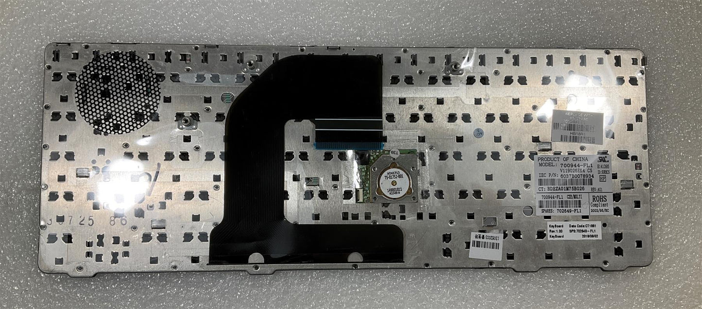 HP EliteBook 8460W 8470P 8470W 702649-FL1 700944-FL1 Czech Slovakia Keyboard NEW