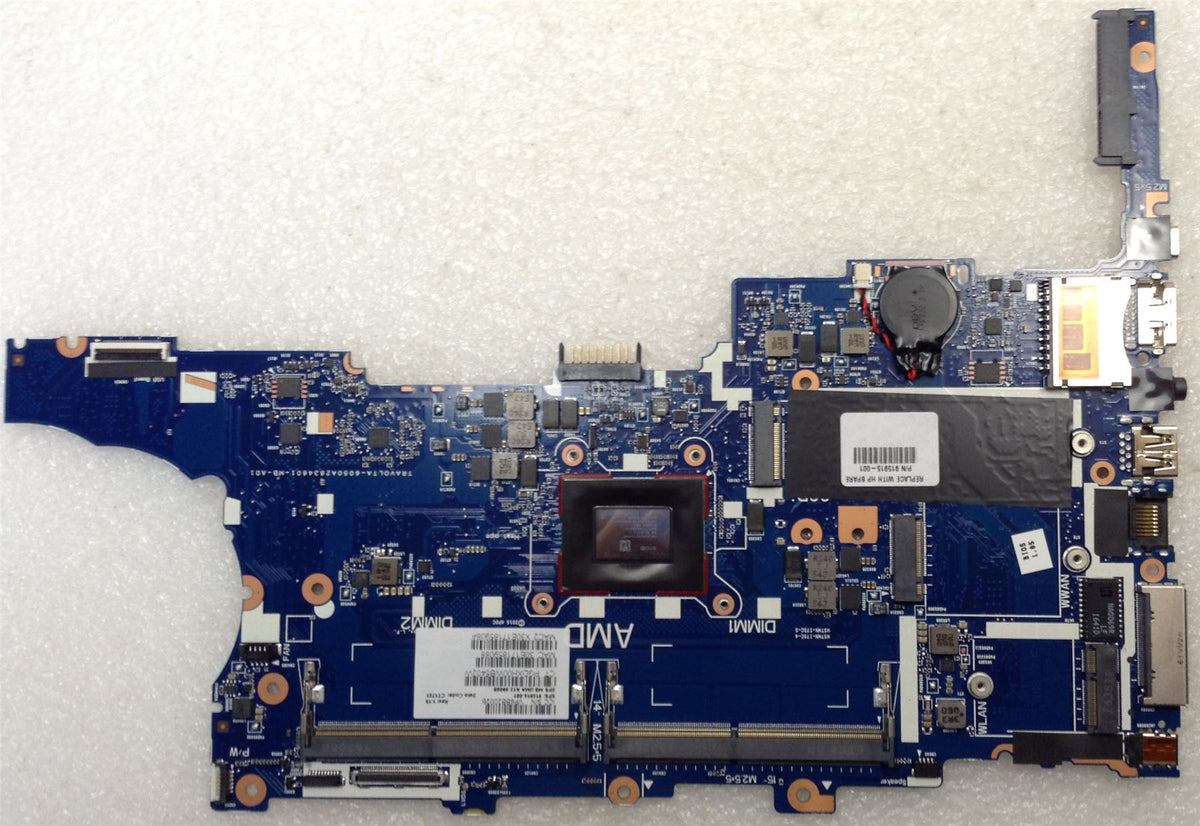 HP Elitebook 745 755 G4 PC 915915-001 917684-001 AMD Pro A12-9800B Motherboard NEW