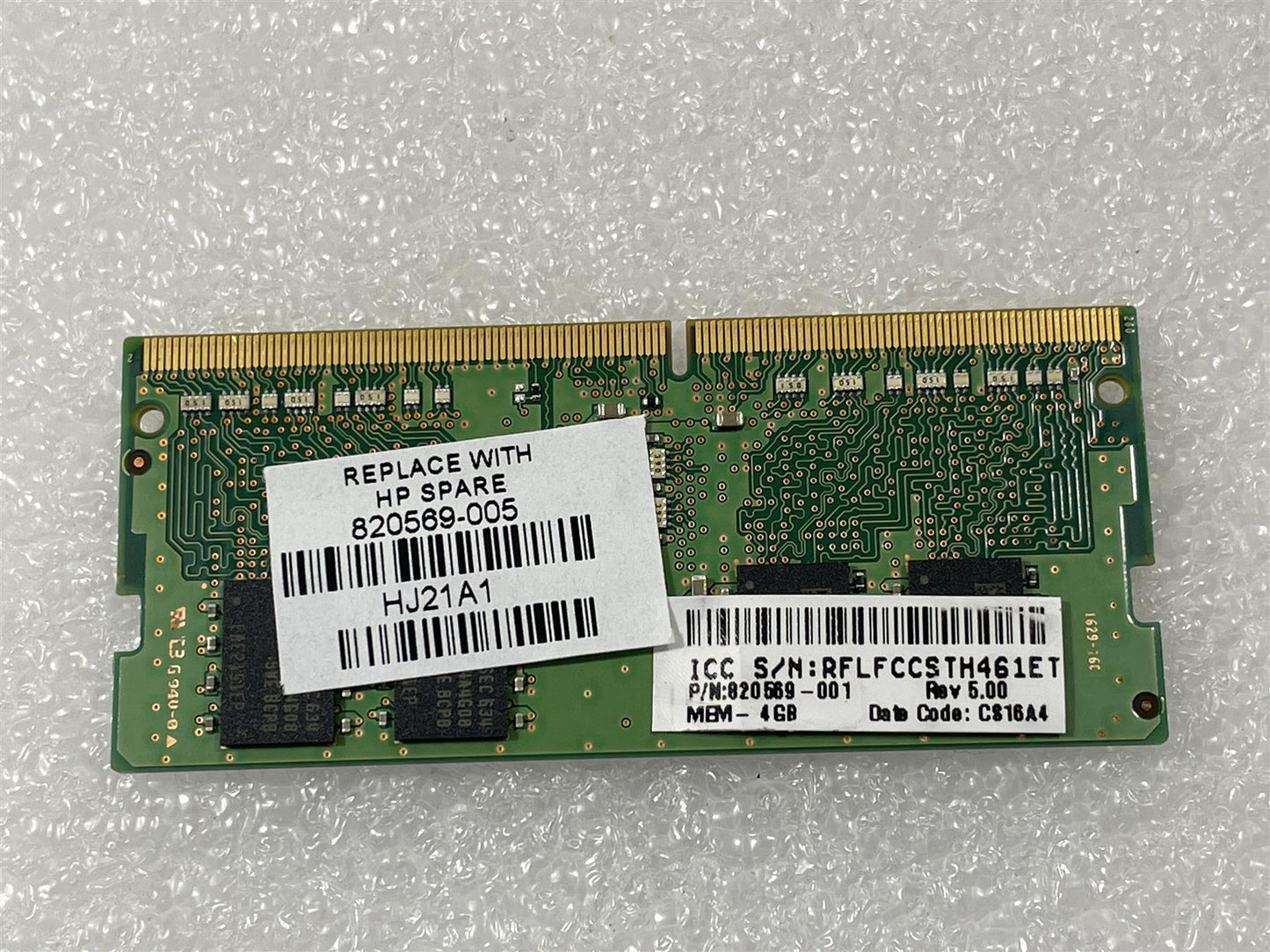 For HP 820569-005 Samsung 4GB 2133P PC4 DDR4 M471A5143EB0-CPB Genuine NEW