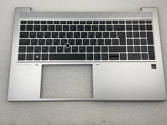 For HP EliteBook 855 G7 M21679-261 Bulgarian Palmrest Keyboard Top Cover NEW