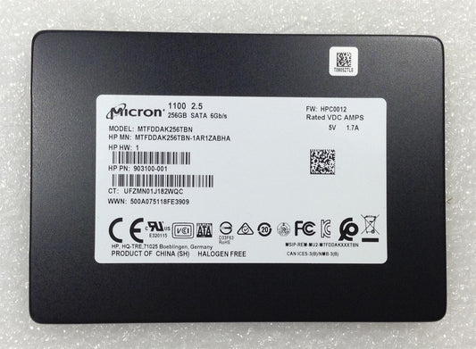 HP Elitebook 9470m Notebook PC 937795-855 933847-850 - MTFDDAK256TBN 256GB SATA SSD NEW