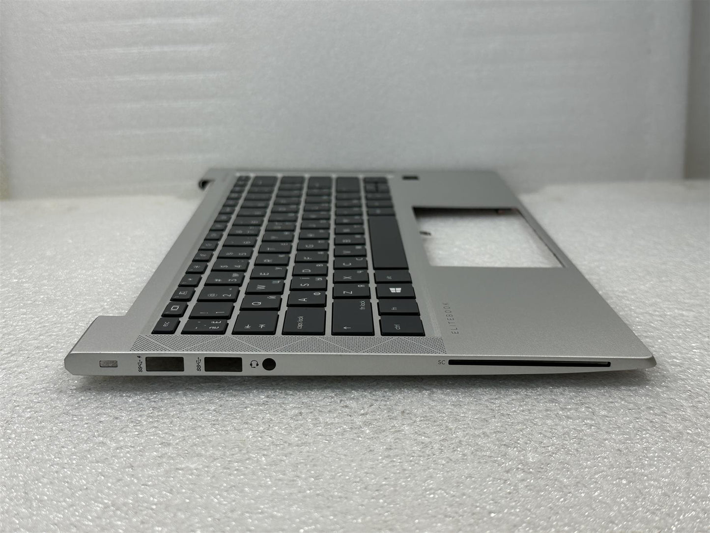 For HP EliteBook 830 G8 Ukrainian Ukraine M36414-BD1 Palmrest Keyboard Top Cover