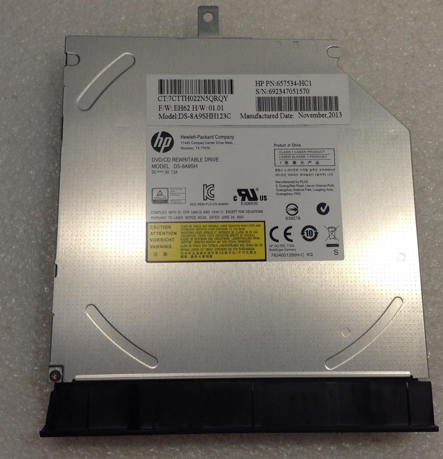 HP 250 255 G1 689685-001 HP 2000 DVD Optic Optical Disk Drive New