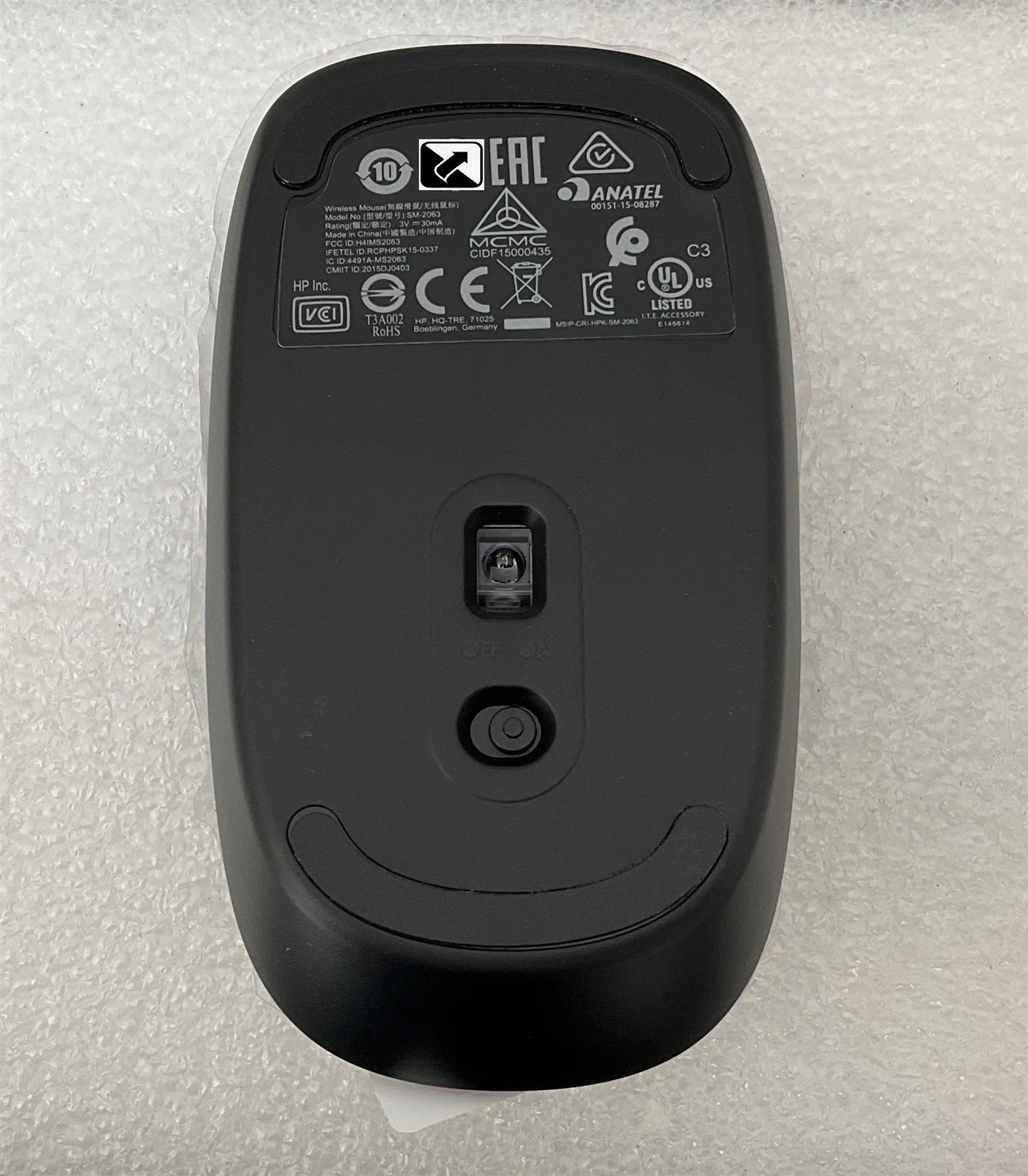 For HP 801523-151 801523-152 USB Wireless Mouse SM-2063 Genuine Original NEW