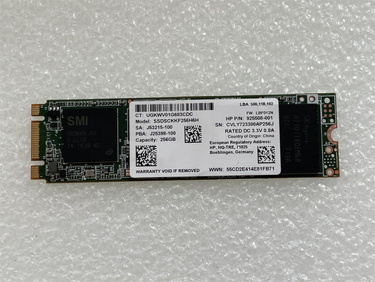 For HP SSD 906972-001 Intel SSDSCKKF256H6H 256GB M.2 SATA Solid State Drive NEW