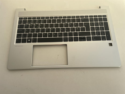 HP Probook 450 455 650 655 G8 G9 M49545-091 Palmrest Top Cover Keyboard Norway