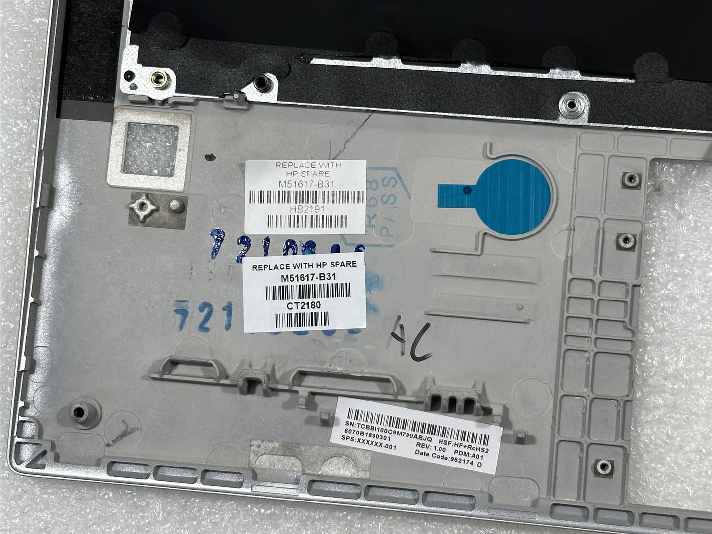 For HP EliteBook 840 Aero G8 M51617-B31 US English International and dutch Layout Palmrest Keyboard Top Cover