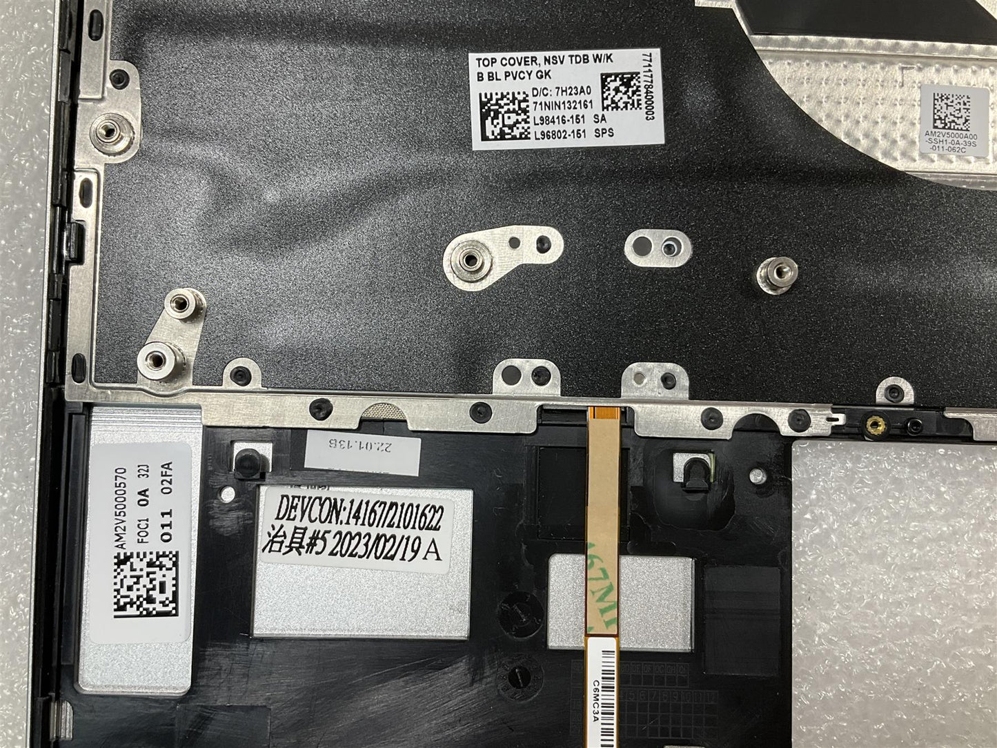 HP ENVY 13-BA 13T-BA L98416-151 L96802-151 Greek Greece Keyboard Palmrest NEW